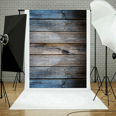 

Toponeto Vinyl Wood Wall Floor Photography Studio Prop Backdrop Background 3x5FT A