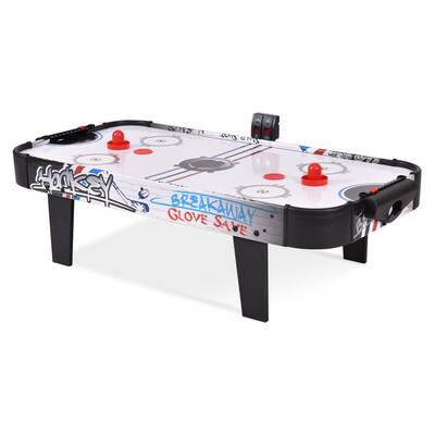 

42" Air Powered Hockey Table Top Scoring 2 Pushers