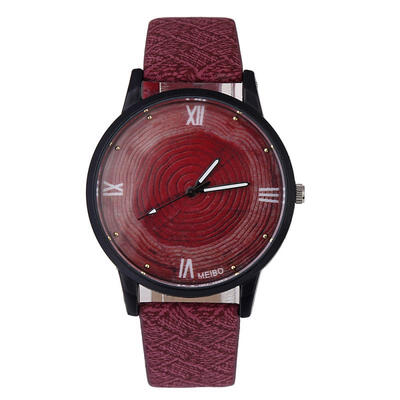 

Mens Casual Wrist Watch Premium Tree Ring Dial Watch