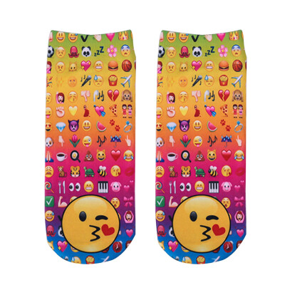 

Cute Casual Poo Print Unisex Low Cut Ankle Socks Funny Sock