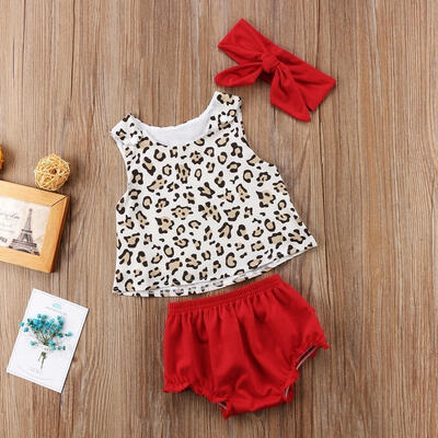 

Toddler Baby Girls Blouse Tops Dress Pants Leggings Headband Outfits Set Flower Hot