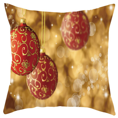

Siaonvr Merry Christmas Short Plush Pillowcase Sofa Pad Set Home Decoration 18x18 Inch