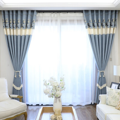 

XINJINGANYIJIA Curtains blackout bedroom simple European style 15533