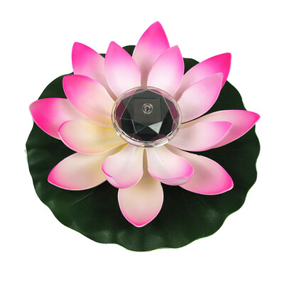

〖Follure〗Solar Powered LED Flower Light Floating Fountain Pond Garden Pool Lamp