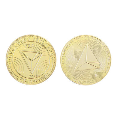 

Zinc Alloy TRX Non-currency Bitcoin Commemorative Coin Art Collection Gift