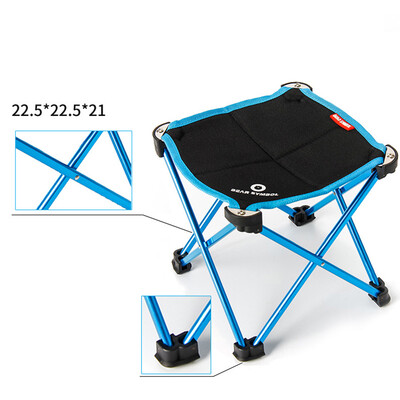 

1 Pcs Portable Chair Folding Camping Stool Outdoor Stool Fishing BBQ Beach Seat