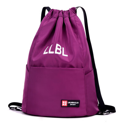 

Bouquet pocket rope extraction double shoulder bag men&women portable folding backpack outdoor travel simple belt exercise bag