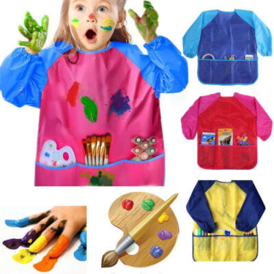 

Disposable Nurse Aprons Cooking Children Painting Waterproof Washable Kid Apron