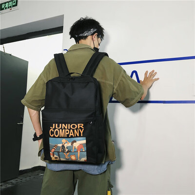 

Ins wind bag female Korean high school students fashion high-capacity Chao brand mens backpack backpack backpack