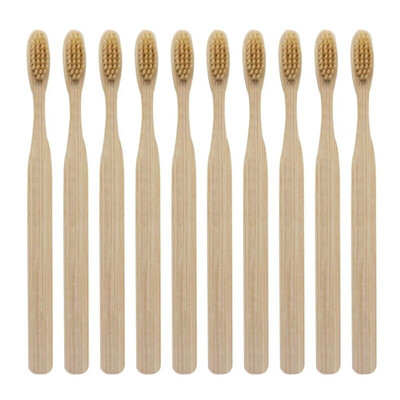 

110pcs Environmental Soft Head Bamboo Toothbrush Oral Care Teeth Eco Brush