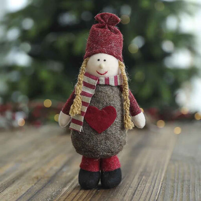 

Toponeto Christmas Snowman Doll Christmas Child Gift Toy Table Decoration For Home