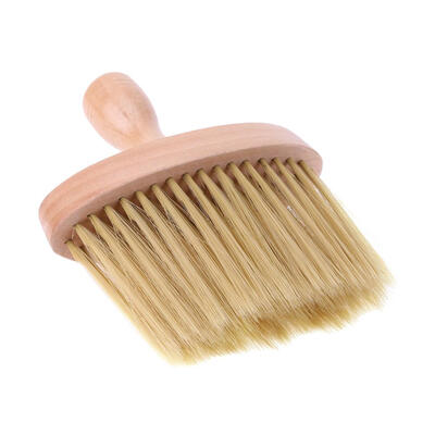 

1pc Wooden Handle Cleaning Brush Man-made Fibre Hair Face Wash Brush Supply