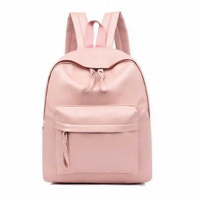 

Tailored Fashion Womens Zipper Multi-Function Large Capacity Leather Backpack Travel Bag