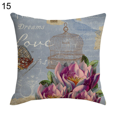 

Colorful Butterfly Pillow Case Cushion Cover Sofa Bed Car Cafe Office Decoration