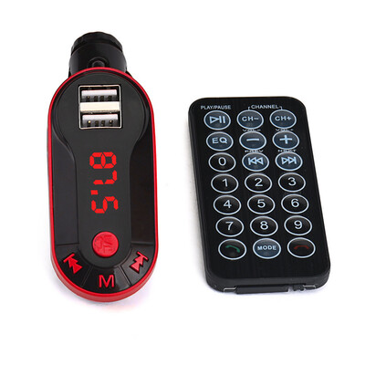 

〖Follure〗Bluetooth Wireless FM Transmitter MP3 Player Handsfree Car Kit USB TF SD Remote