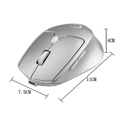 

G823 Dual Mode Optical Computer Mouse Wireless 24G 2400DPI Portable Recharge Gaming Mouse Mice for Mac