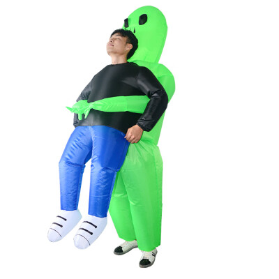 

Adults Green Ghost Inflatable Costume Props Blow Up Inflatable Fancy Dress for Halloween Cosplay Dress Up Party Stage Performance