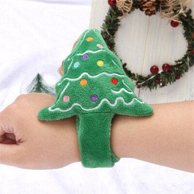 

Tailored Christmas Elk Pat Clap Bracelet Kids Band Christmas Soft Circle Wrist Gift Toys