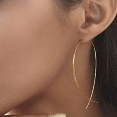 

New Fashion Stud Earrings For Women Golden Color Round Ball pearl Geometric Earrings pearl For Party Wedding Gift Wholesale Ear
