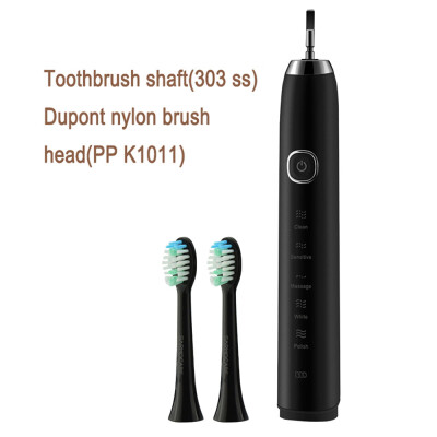 

〖Follure〗NEW High Powered Rechargeable Wireless Sonic Electric Toothbrush Oral Care BK