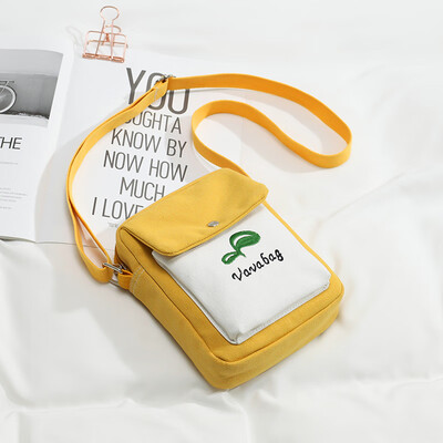

New small bag canvas womens single-shoulder bag womens single-shoulder bag summer small fresh&old girls ins