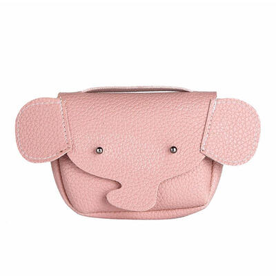 

Cartoon Animal Elephant Baby Kids Girls Messenger Bag Leather Shoulder Bags