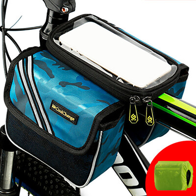 

Bicycle Touchscreen Phone Holder Frame Bag Pannier Tube Case Pouch Cycling Bike