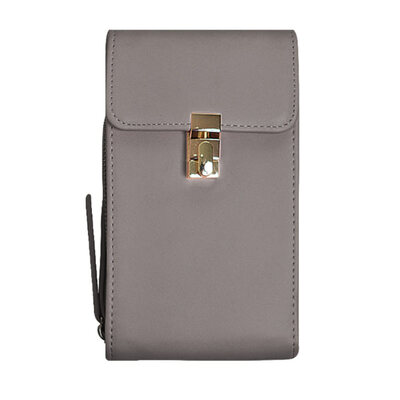 

3 Layers Faux Leather Handbag Phone Wallet Crossbody Purse Bank Card Holder