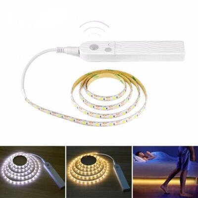 

1M Motion Sensor LED Strip Light Infrared Light Rope For Stair Closet Cupboard