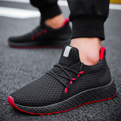 

2019 new summer mens shoes Korean version of the trend of mens sports&leisure wild canvas shoes running breathable tide shoes