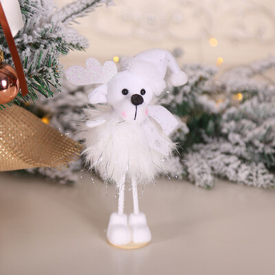 

Gobestart Christmas Ornaments Santa Claus Snowman Reindeers Toy Doll Hang Decoration Gift