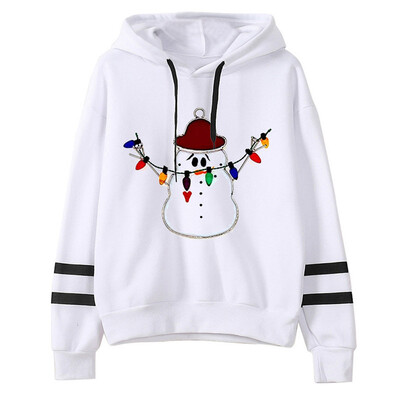 

Tailored Christmas Women Long Sleeve Santa Claus Print Hoodie Sweatershirt Blouse Tops