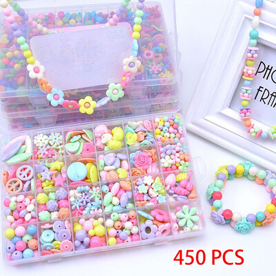 

Colorful Acrylic Bow Bead Diy Beading Hairband Necklace Craft Embelishment