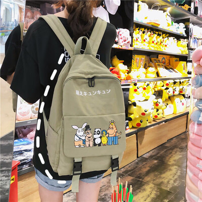 

Ins wind bag female Korean high school students simple Joker Mori junior high school girls backpack