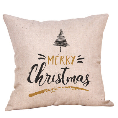 

Siaonvr Christmas Throw Pillow Cover Pillowcases Decorative Sofa Cushion Cover