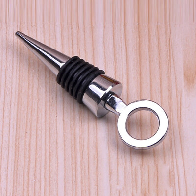 

Gobestart Zinc Alloy Wine Bottle Stopper Metal Clear Rhinestones