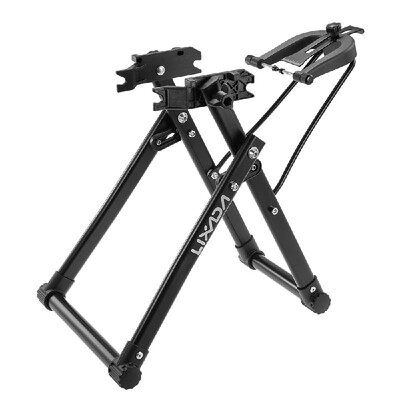 

Lixada Bike Wheel Truing Stand Bicycle Wheel Maintenance Home Mechanic Truing Stand for 24" 26" 28" Mountain Bike Road Bike Foldin