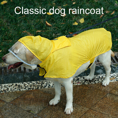 

DogLemi Dog Pet Reflective Raincoat Pet Waterproof Clothes Lightweight Rain Jacket Raincoat for Dogs