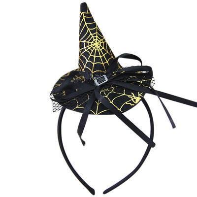 

〖Follure〗Halloween Unique Design Spider Pumpkin Bats Ghosts Cap Hoop Short Plush Hairband