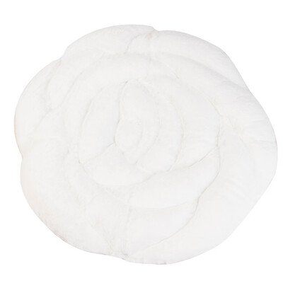 

Gobestart Rose Plush Cushion Chair Cushion Anti-skid Bay Window Cushion Futon 45X45CM