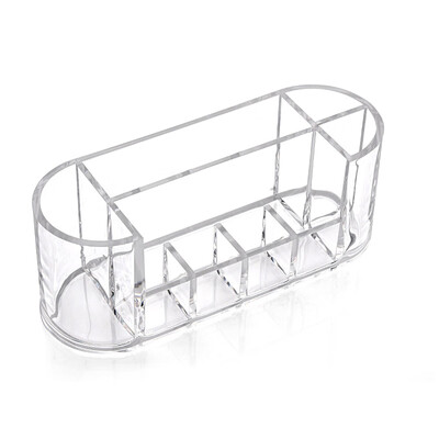 

TODO Desktop Lipstick Holder Clear Makeup Jewelry Cosmetic Storage