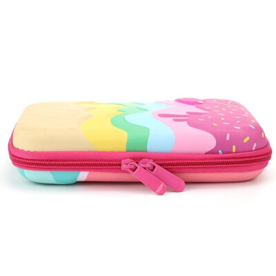 

Kids Cute Ice Cream Large Capacity Pencil Bags Students EVA Pencil Case