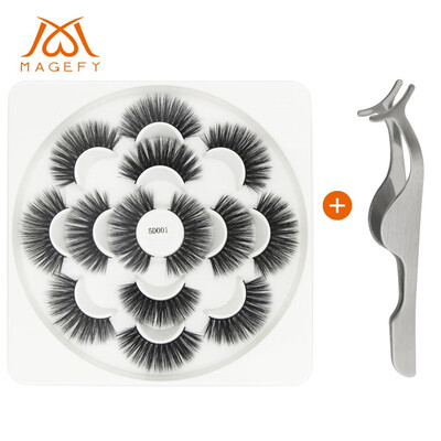 

〖Follure〗7 Pairs Of Lotuses With 5D Mink False Eyelashes And Natural Dense Eyelashes