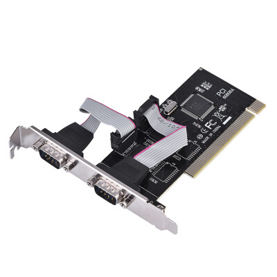 

Greensen PCI to Dual Serial DB9 RS232 RS-232 2 Port Extension Adapter Card for Desktops PCI to RS232PCI Serial