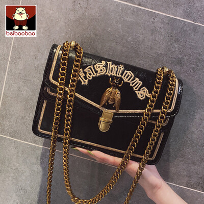 

On ins the new small bag girl 2019 new Korean version of the chain small square bag with one shoulder oblique bag tide