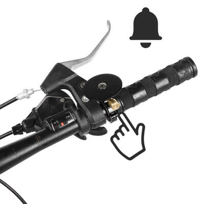 

Greensen Bicycle Bike Cycling Handlebar Ring Bell Alarm Bell Loud Sound Horn Black