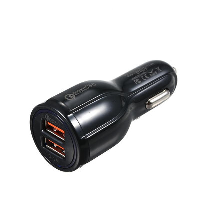 

Quick Charge 30 Car Charger Adapter Fast Charging with Dual USB Ports