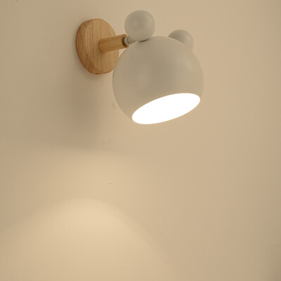 

〖Follure〗Creative Wall Lamp Swing Head Sconce light Bedroom Lighting Bedside Reading Lamp
