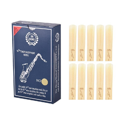 

Normal Level 10-Bb Tenor Saxophone Sax Reeds Strength 30 for Beginners 10pcs Box
