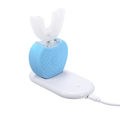 

U Shape Ultrasonic Electric Toothbrush With 4 Modes Timer 360 Degree Wireless Charging Oral Teeth Whitening Cleaning Rechargeabl P